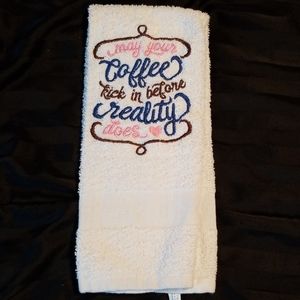 Embroidered hand towel